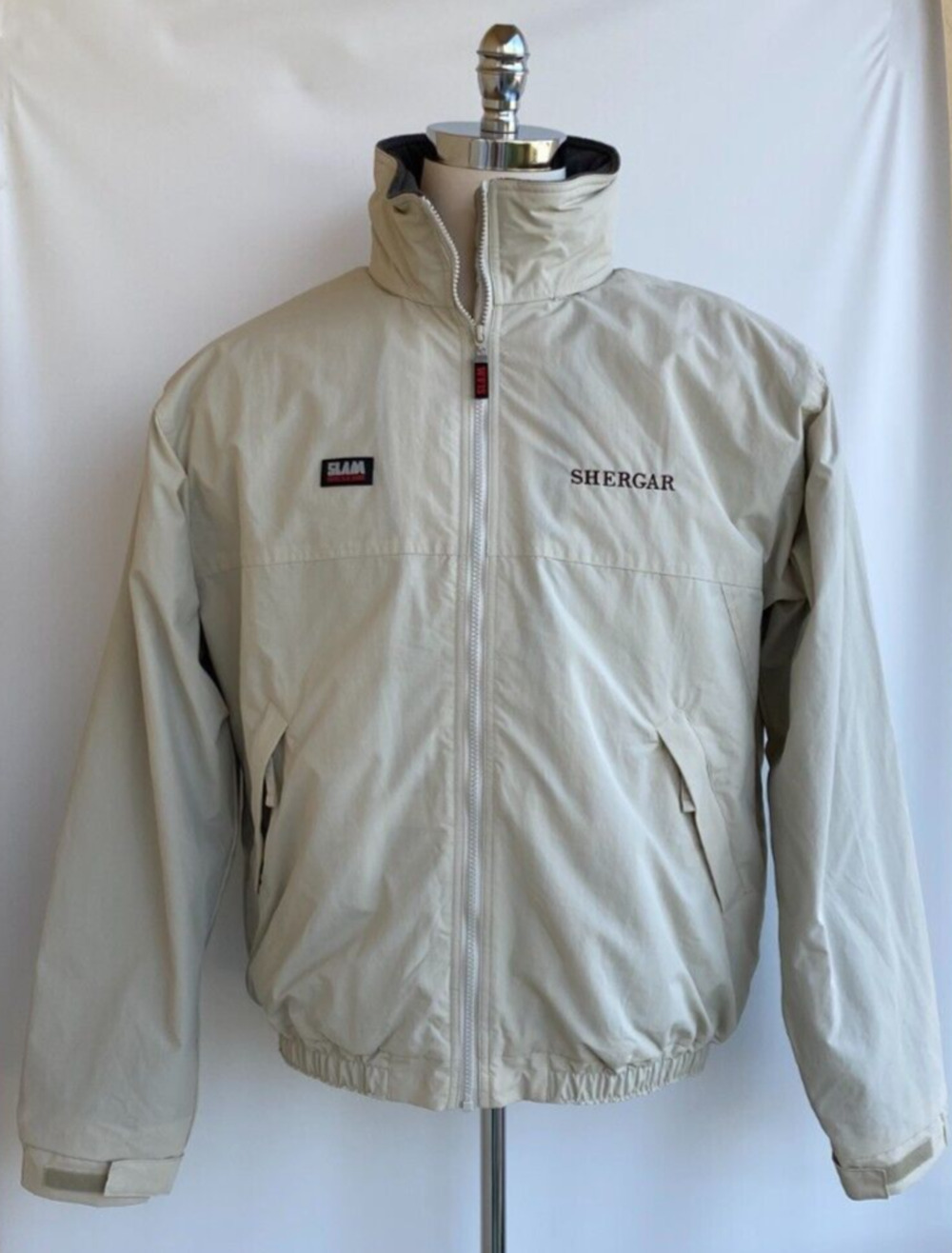 NWT SLAM Marine Yachting Coat Tan Shergar by Lurssen Men's XL